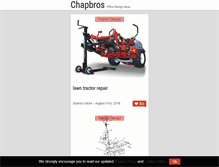 Tablet Screenshot of chapbros.com